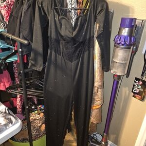 ChicMe Black Jumpsuit with Lace Accents